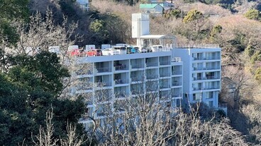 フジタ第３宇佐美マンション｜眺めの良いリビングとバスルーム